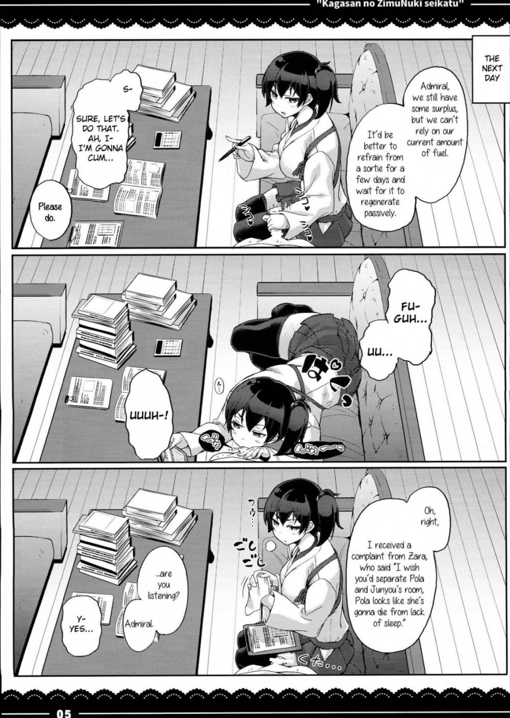 Hentai Manga Comic-Kaga-san's Work Skipping Sex Life-Read-6